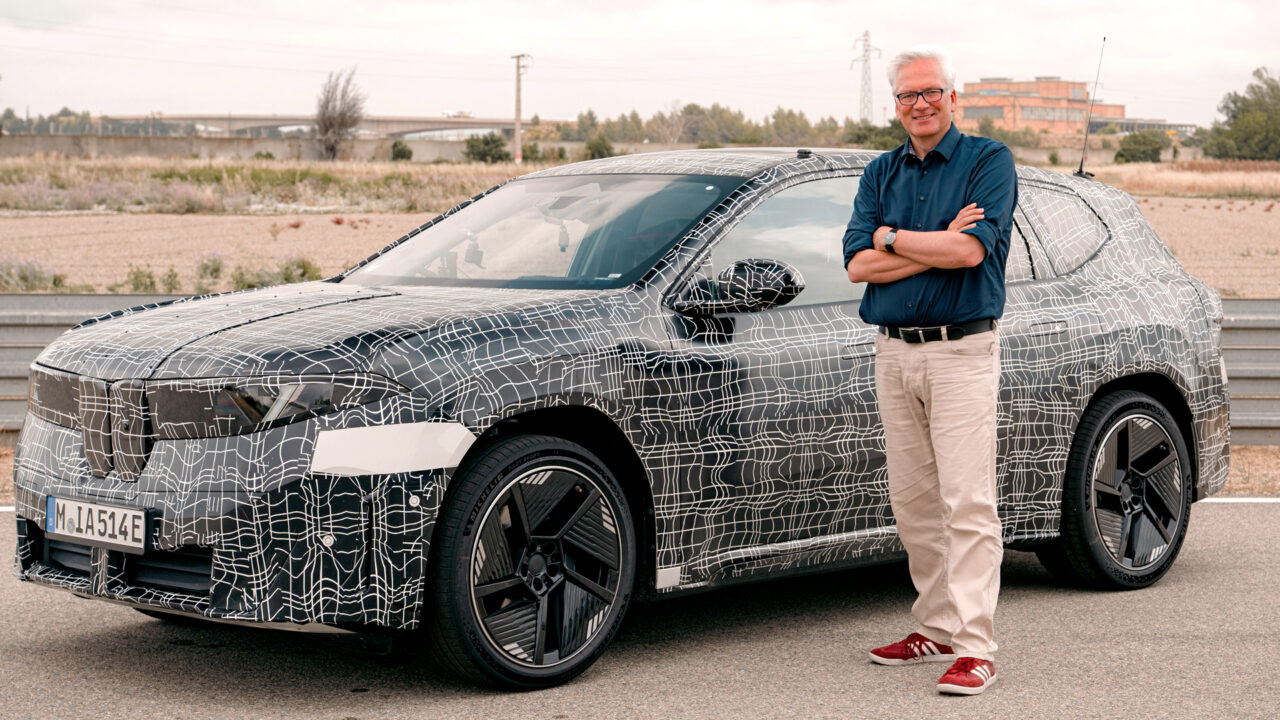 BMW iX3 und Dirk Kunde in Miramas